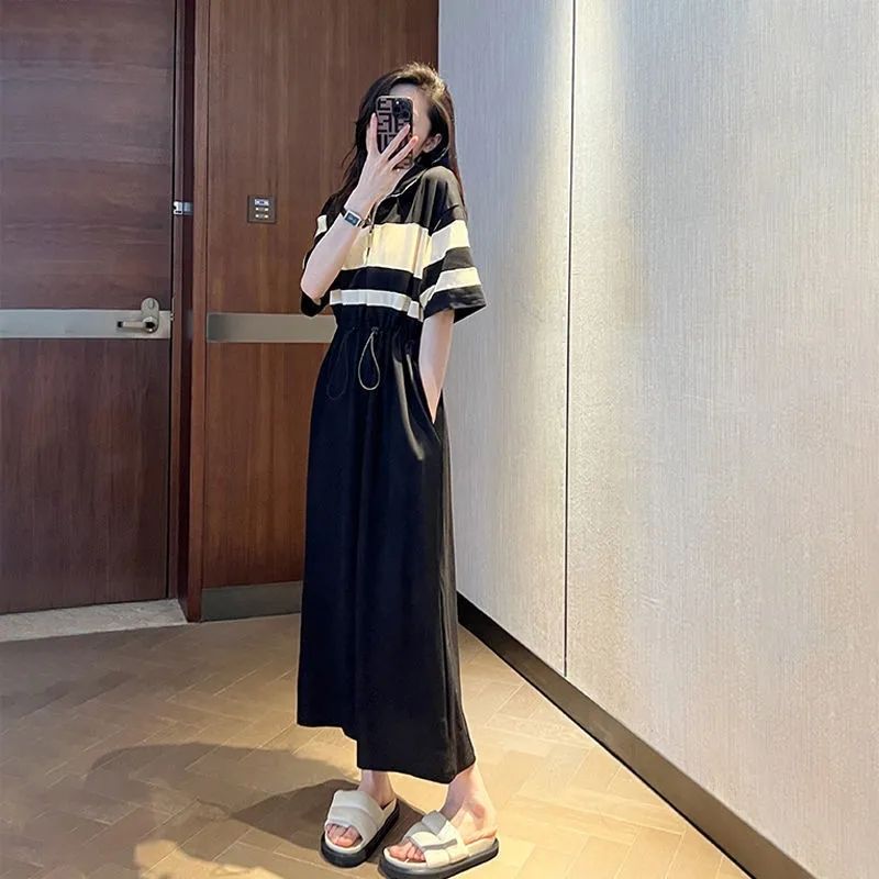 Fashion Lapel Zipper Shirring  - Summer Clothing Young Women avaliação e preço