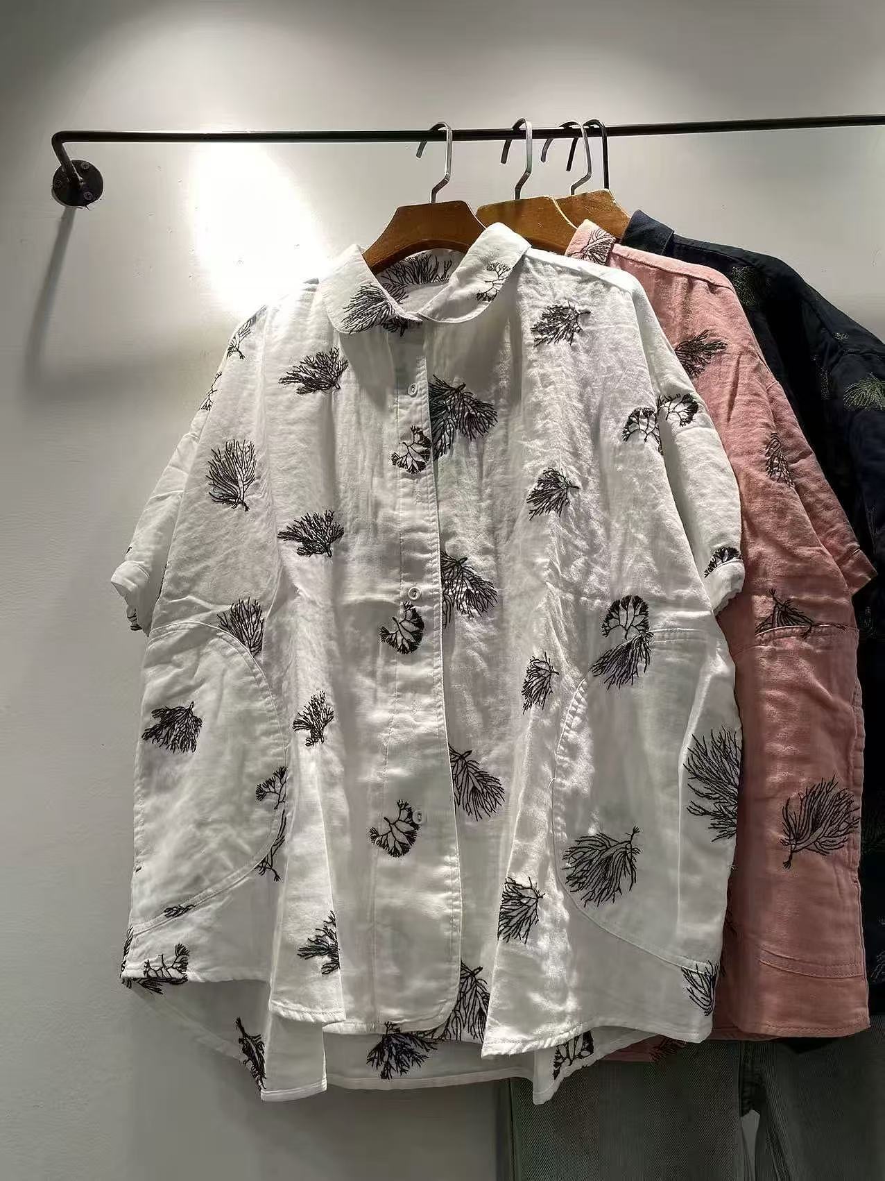 Bust 128cm oversized shirts an - Summer Clothing Japan avaliação e preço