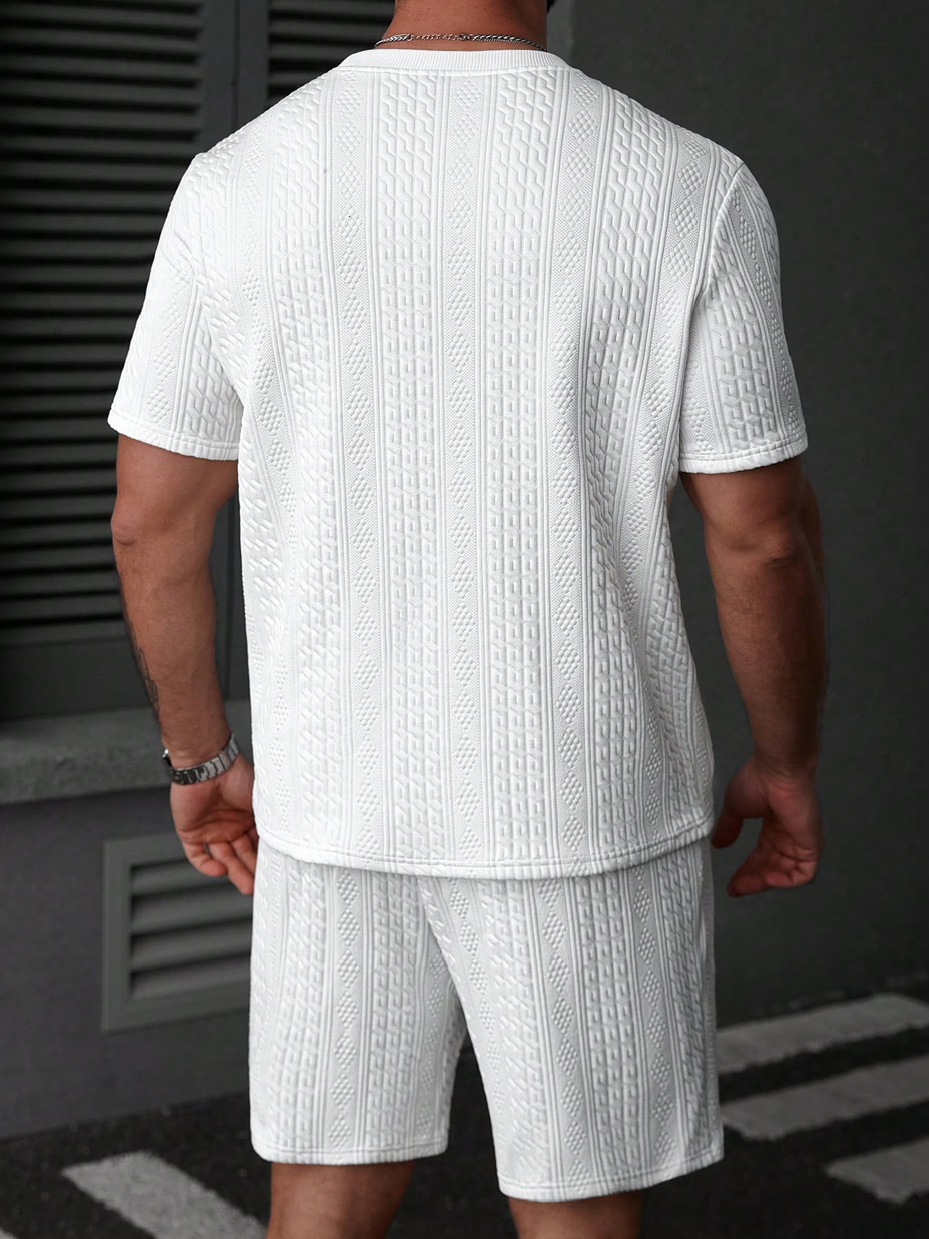 Casual men's polo shirt set, s - Summer Clothing Trends avaliação e preço