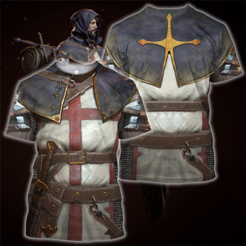 Templar Knight Graphic Vintage - Summer Knights Clothing avaliação e preço