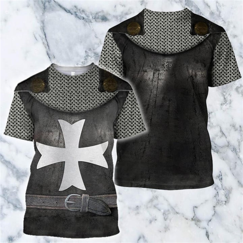 Templar Knight Graphic Vintage - Summer Knights Clothing avaliação e preço