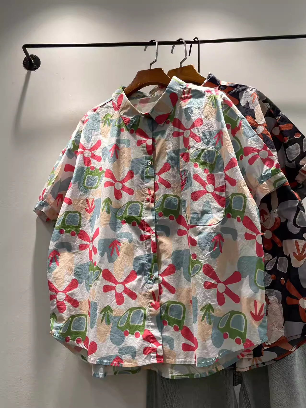 Bust 122cm harajuku fashion wo - Summer Clothing Japan avaliação e preço