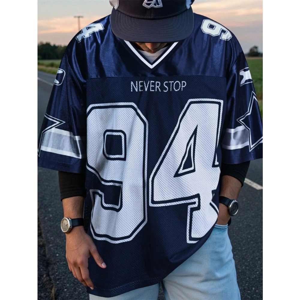 2026 Summer New Men's V-Neck T - Summer Clothing Trends avaliação e preço