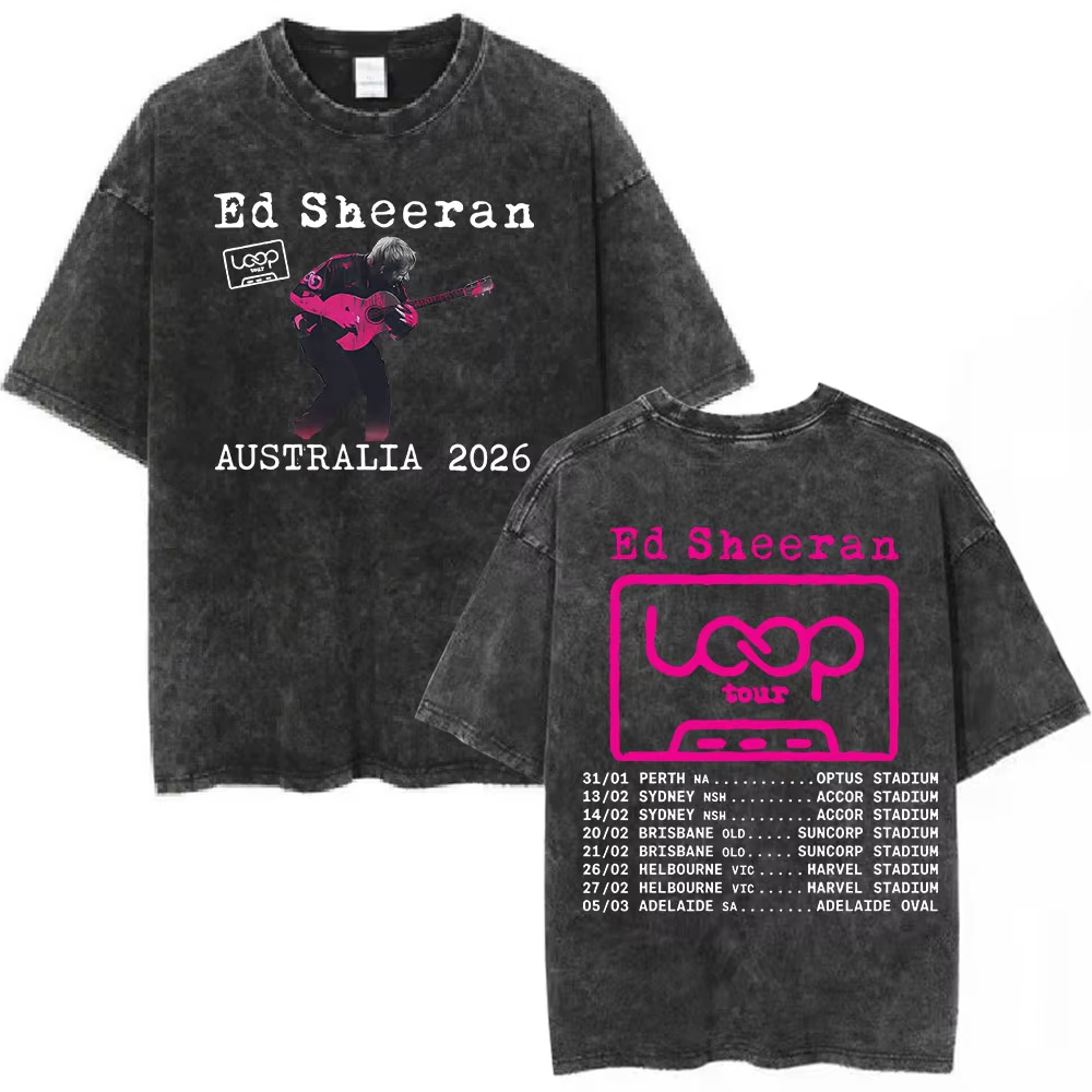 Ed Sheeran Loop Tour Australia - Summer Clothing Women Australia avaliação e preço