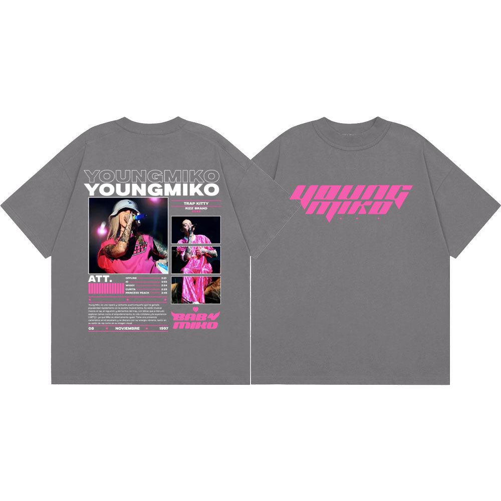 Rapper Young Miko Merch T Shir - Summer Clothing Young Women avaliação e preço