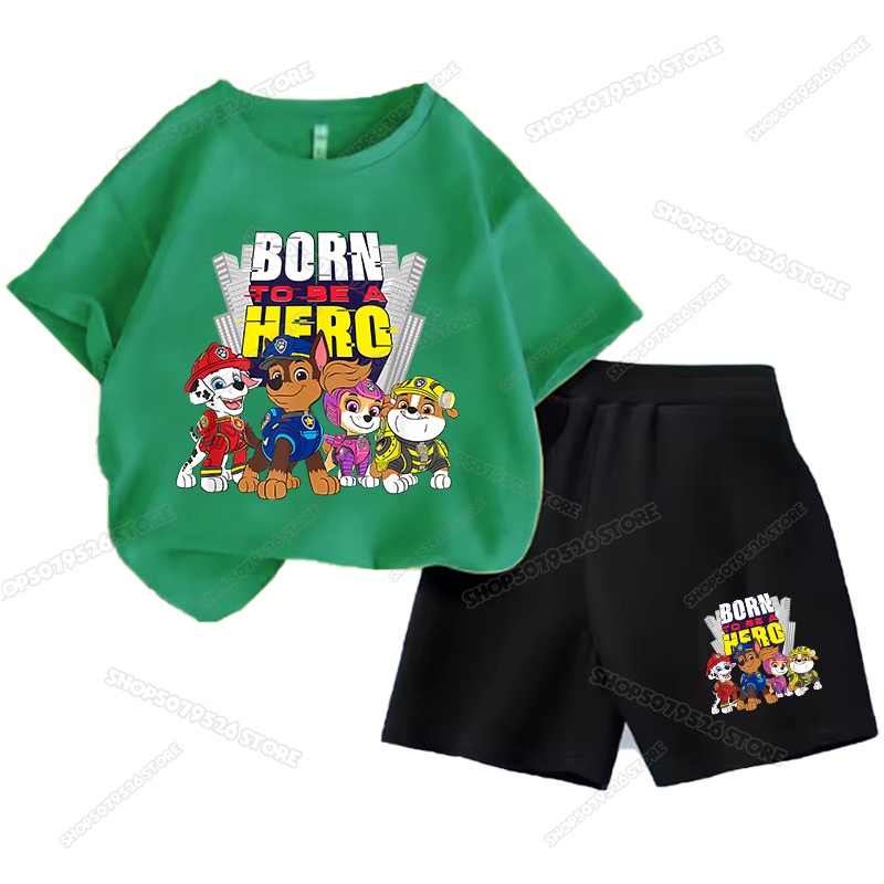 Cartoon Paw Patrols Kids Cloth - Summer Dog Clothing avaliação e preço