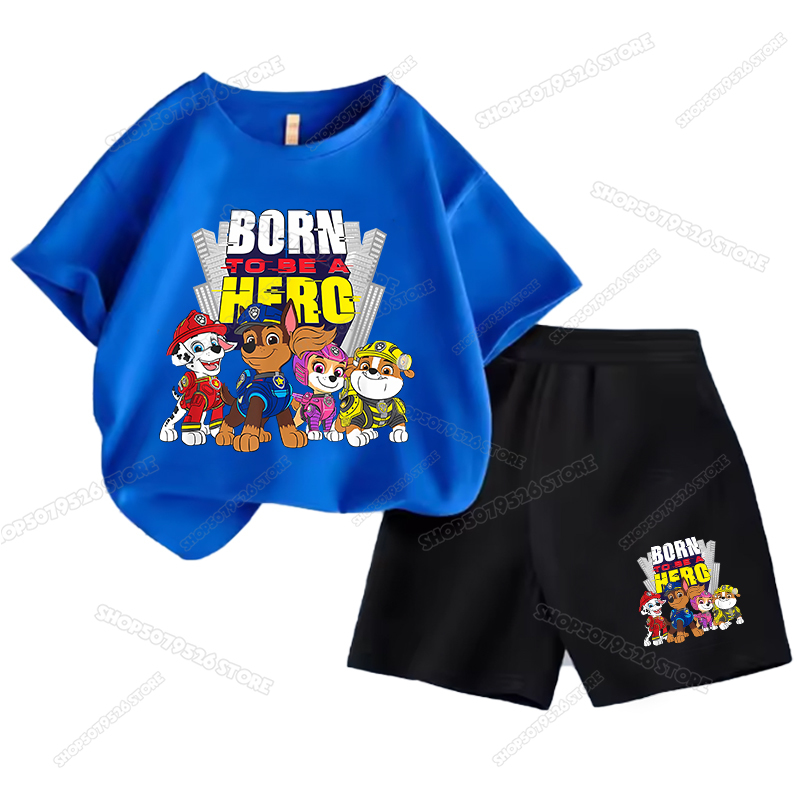 Cartoon Paw Patrols Kids Cloth - Summer Dog Clothing avaliação e preço