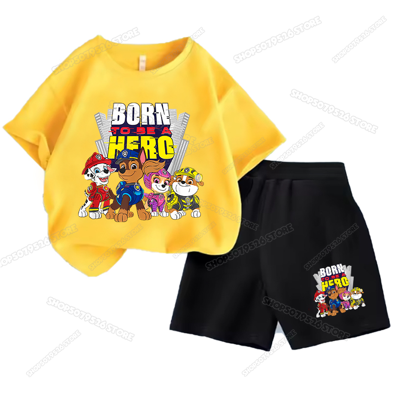 Cartoon Paw Patrols Kids Cloth - Summer Dog Clothing avaliação e preço