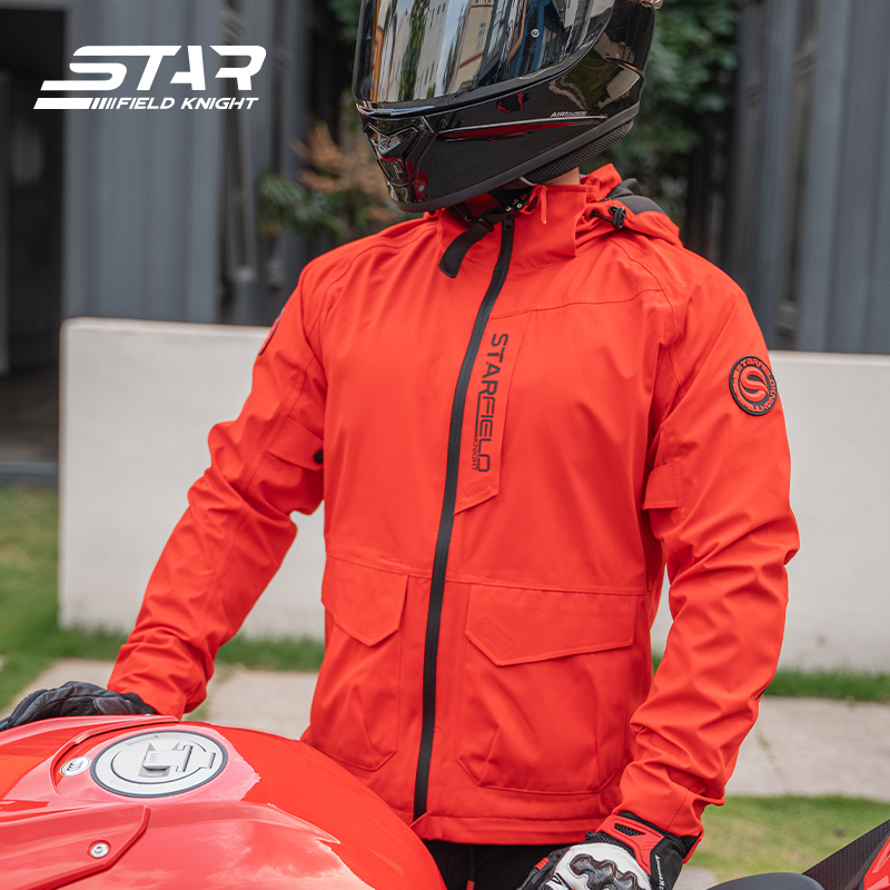 SFK Orange Motorcycle Jacket M - Summer Knights Clothing avaliação e preço