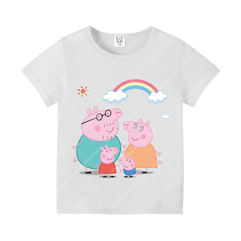 Kids Girl Cute Cotton T-shirt  - Summer Clothing Cartoon avaliação e preço