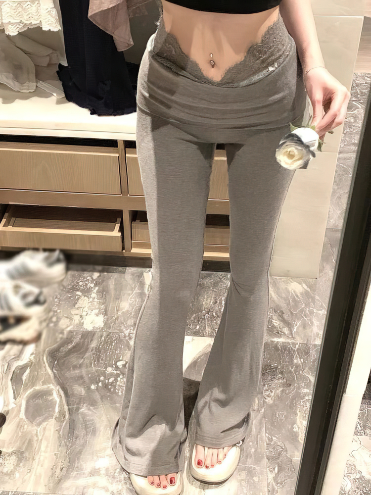 Lace Sport Wide leg High waist - Palazzo Pant Wide avaliação e preço