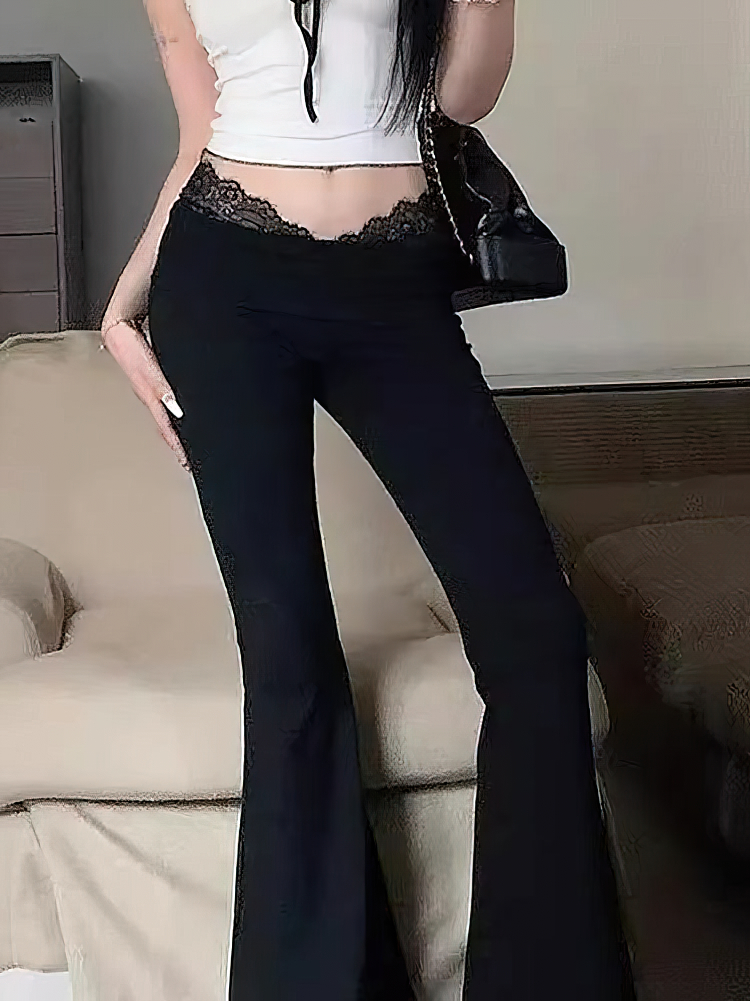 Lace Sport Wide leg High waist - Palazzo Pant Wide avaliação e preço
