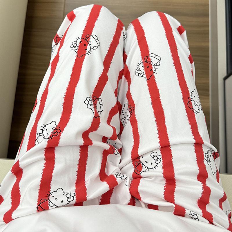 Sanrio Pants Hello Kitty Pajam - Summer Clothing Cartoon avaliação e preço