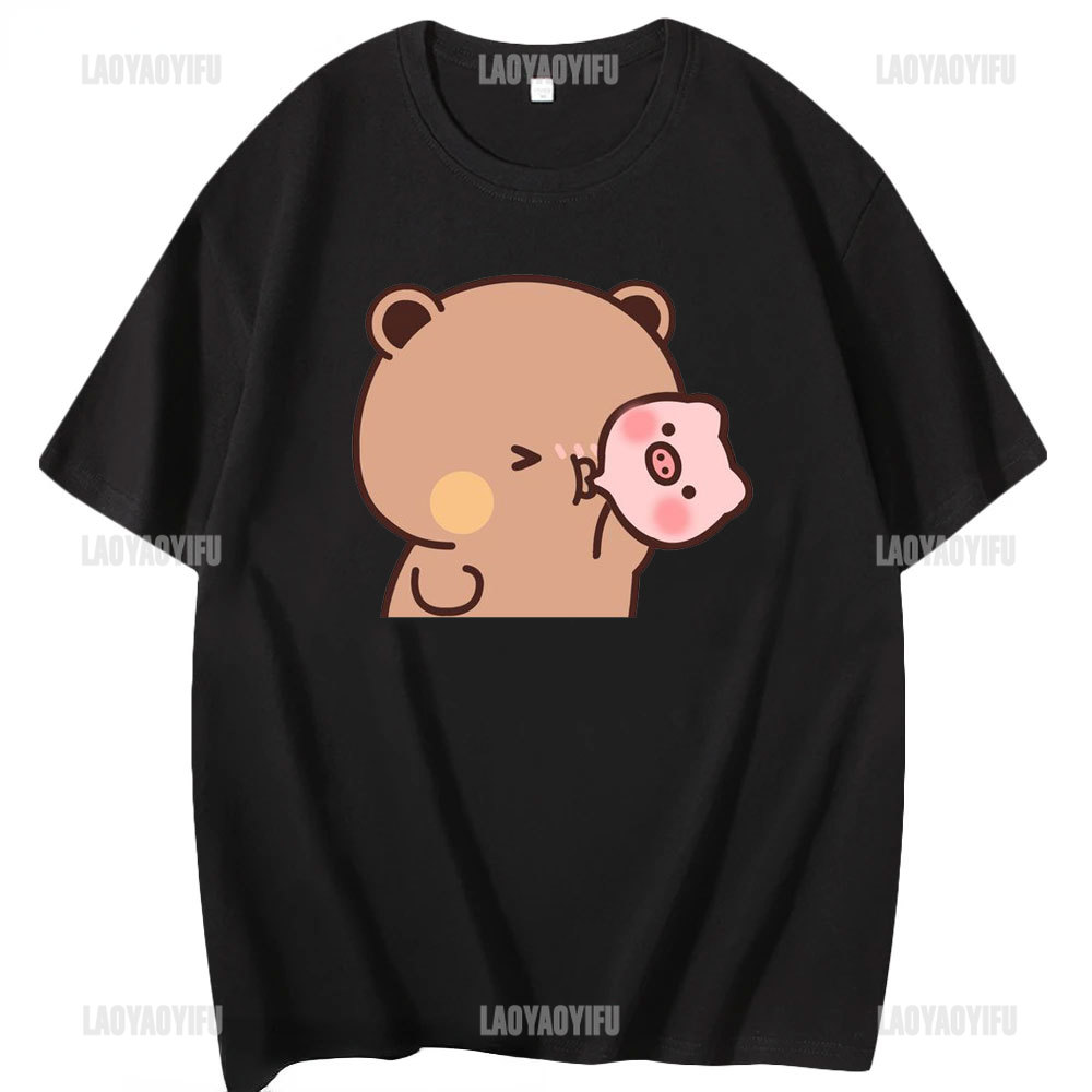 Kawaii Bubu Dudu Tshirt for Gi - Summer Clothing For 60 Year Old Woman avaliação e preço