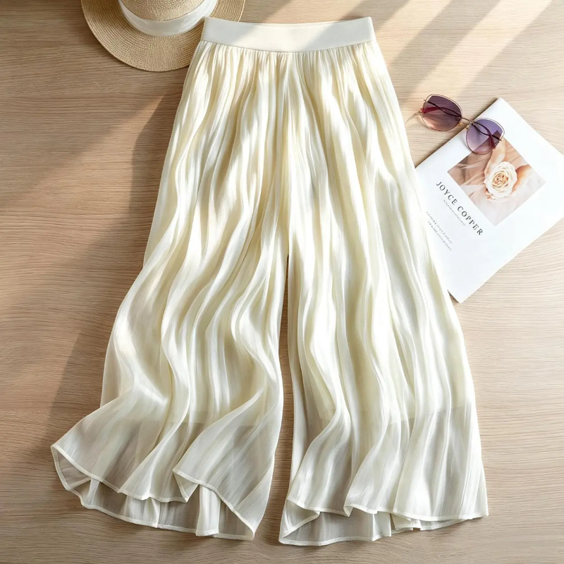 Women's High Waist Satin Wide  - Palazzo Pant Wide avaliação e preço
