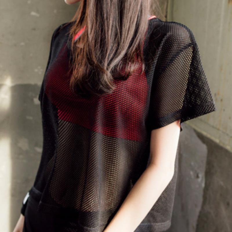 Hollow Out T-shirts for Women  - Summer Clothing Young Women avaliação e preço