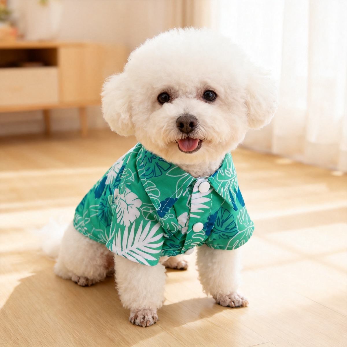 Cat Flower Shirt, Lightweight  - Summer Dog Clothing avaliação e preço