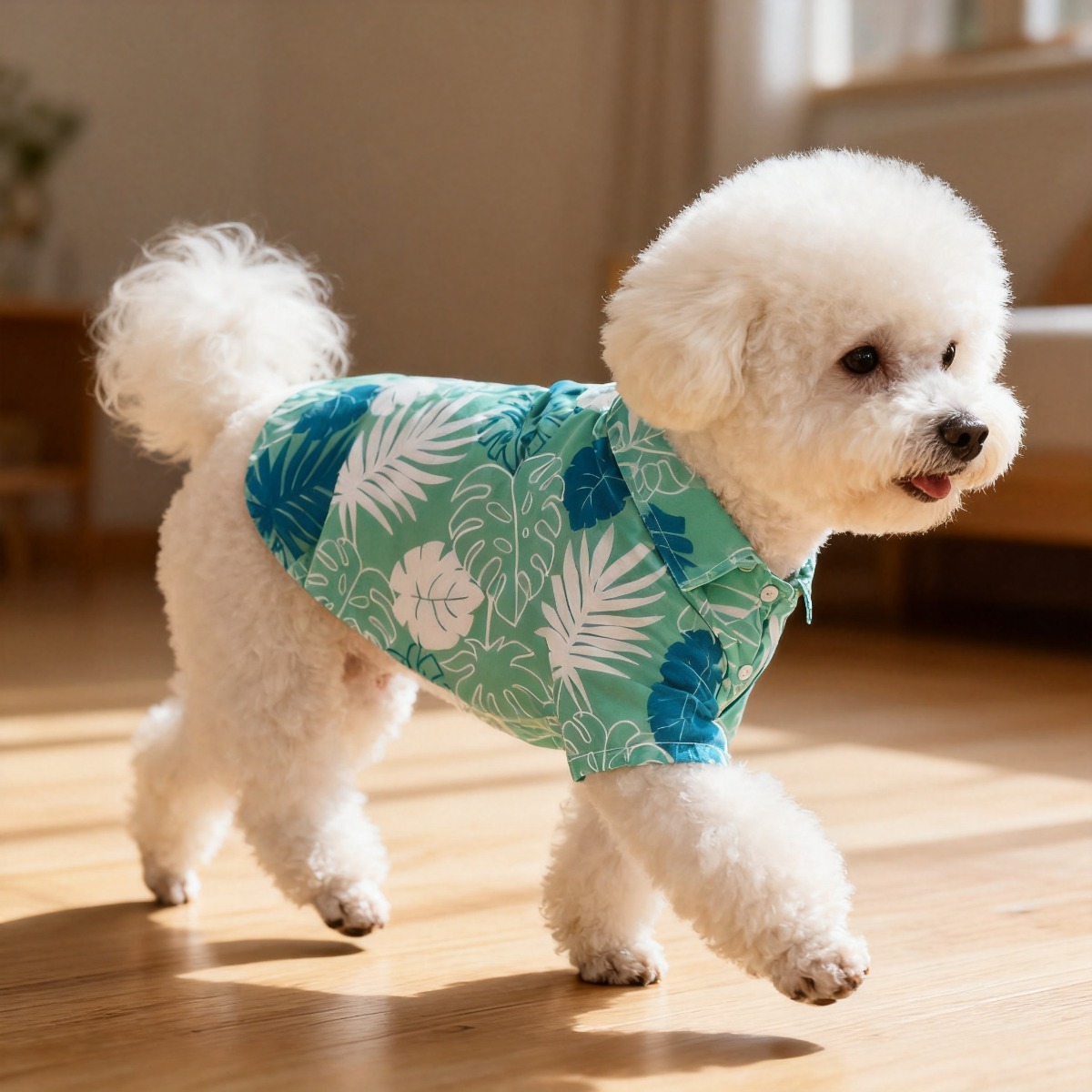 Cat Flower Shirt, Lightweight  - Summer Dog Clothing avaliação e preço