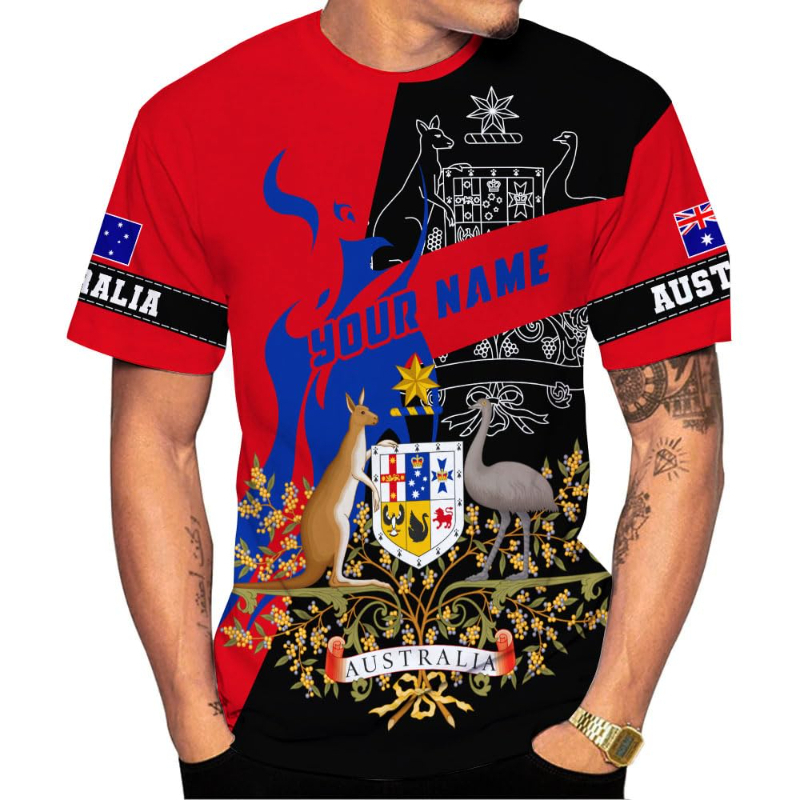 Custom Name Australia Flag Pri - Summer Clothing Women Australia avaliação e preço