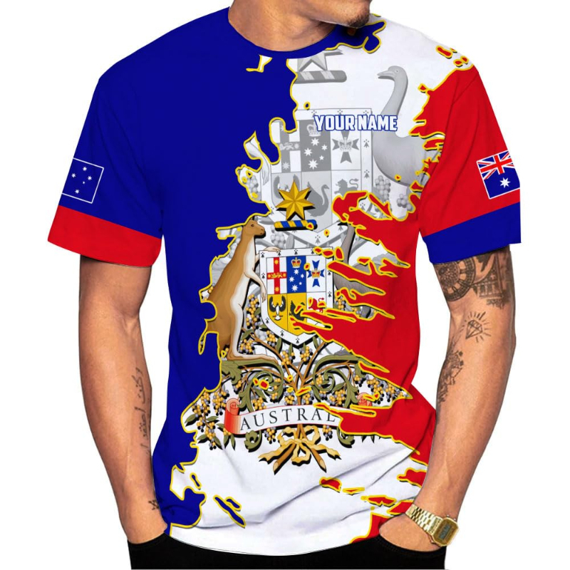 Custom Name Australia Flag Pri - Summer Clothing Women Australia avaliação e preço