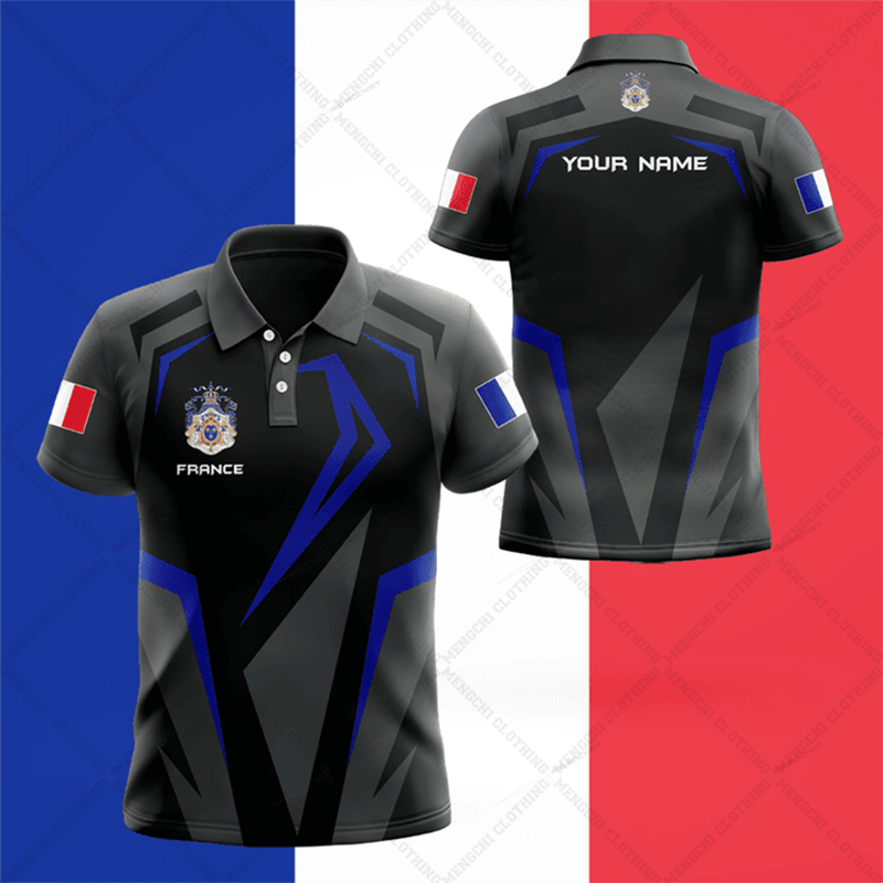Custom Name France Flag Graphi - Summer Clothing Name avaliação e preço