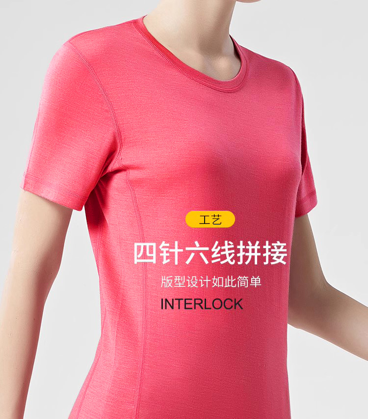 Women's merino wool T shirt sh - Summer Clothing Next avaliação e preço