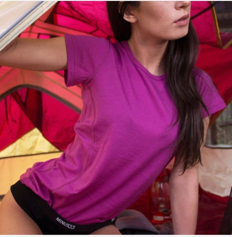 Women's merino wool T shirt sh - Summer Clothing Next avaliação e preço