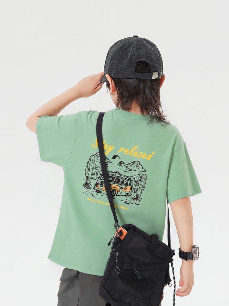Kids T-Shirt Casual Boys Short - Summer Clothing Options avaliação e preço