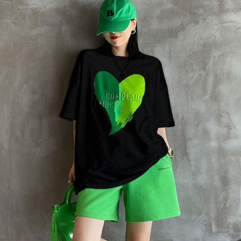 Fashion O-Neck Short Sleeve Sp - Summer Clothing Young Women avaliação e preço