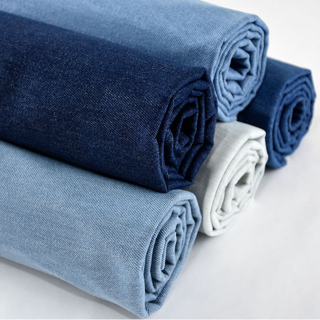 50*150cm Washed Denim Fabrics  - Summer Clothing Material avaliação e preço