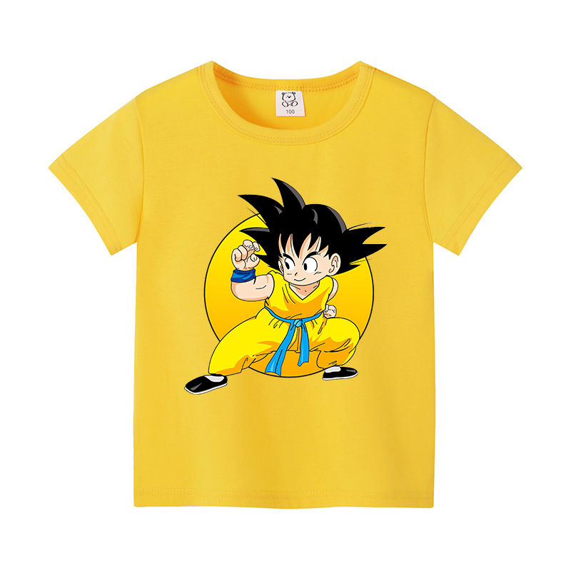 Dragon Ball Goku T-shirt Child - Summer Clothing Cartoon avaliação e preço