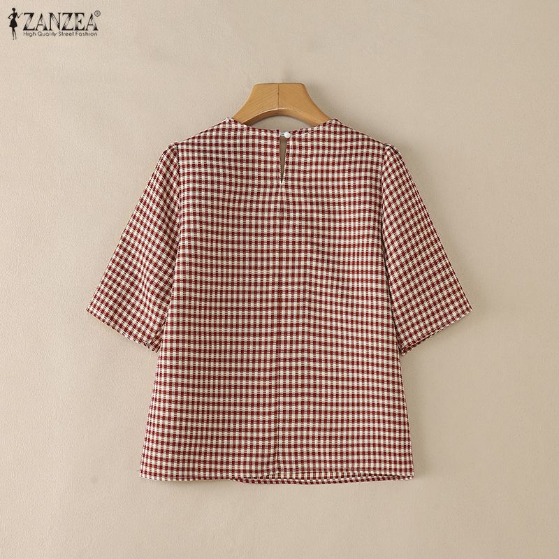 Woman French Elegant Gingham B - Summer Nights Clothing avaliação e preço