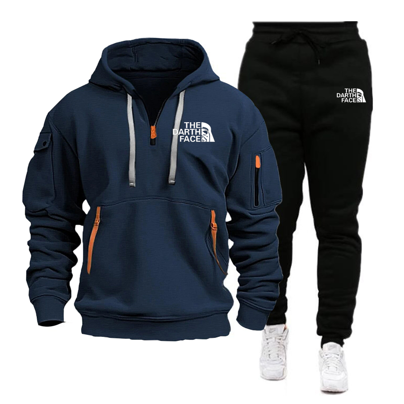 Men's hooded sports shirt set  - Summer Clothing Trends avaliação e preço