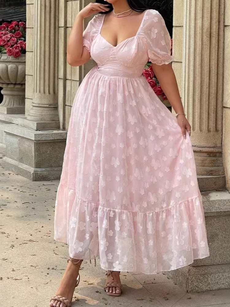 L-4XL Plus Size Clothes Dresse - Summer Clothing Bundle avaliação e preço