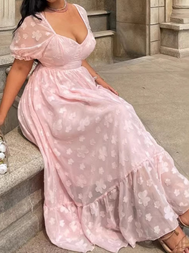L-4XL Plus Size Clothes Dresse - Summer Clothing Bundle avaliação e preço
