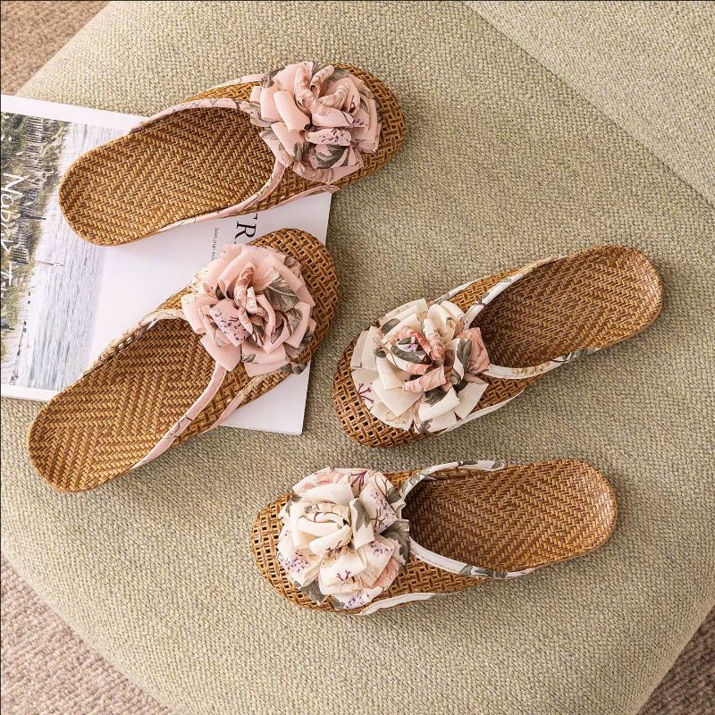 Summer Rattan Floor Slippers F - Summer Cloth avaliação e preço