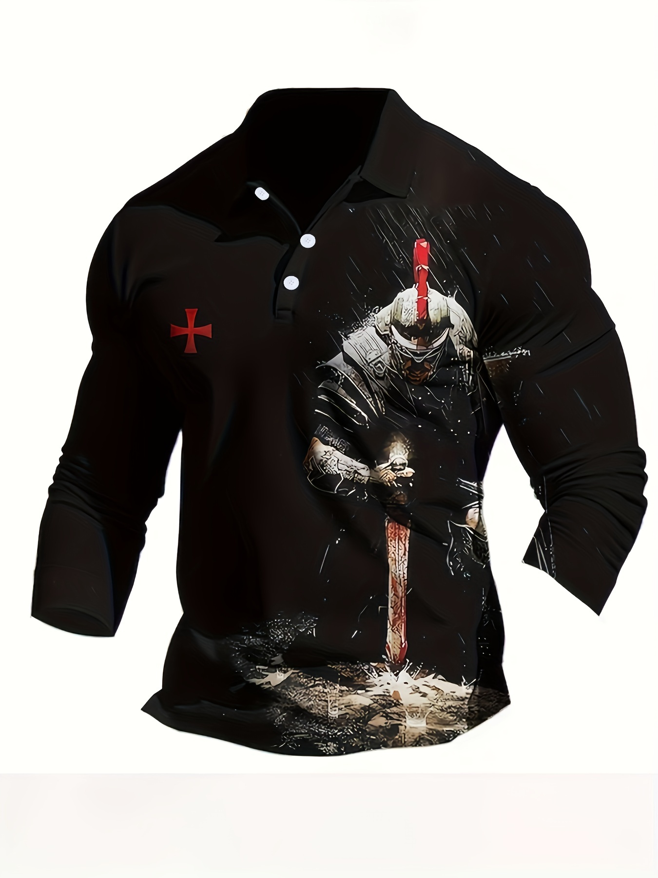 Men's 3D Knights Templar Warri - Summer Knights Clothing avaliação e preço