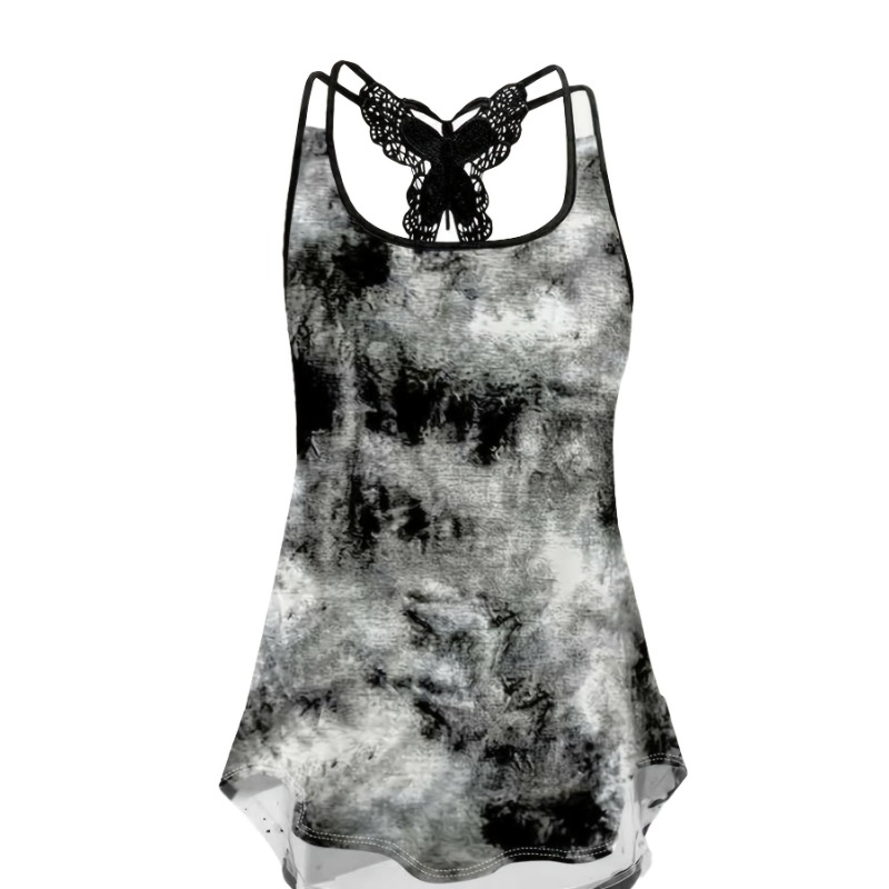 Plus Size 1XL-5XL Print Tank T - Summer Upf Clothing avaliação e preço