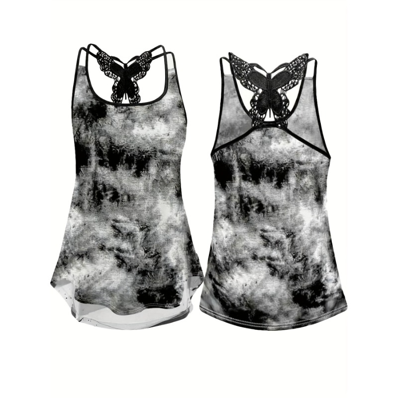 Plus Size 1XL-5XL Print Tank T - Summer Upf Clothing avaliação e preço