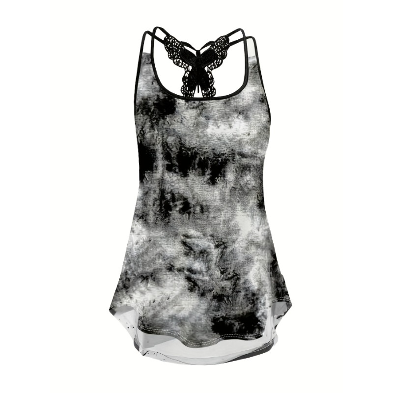 Plus Size 1XL-5XL Print Tank T - Summer Upf Clothing avaliação e preço