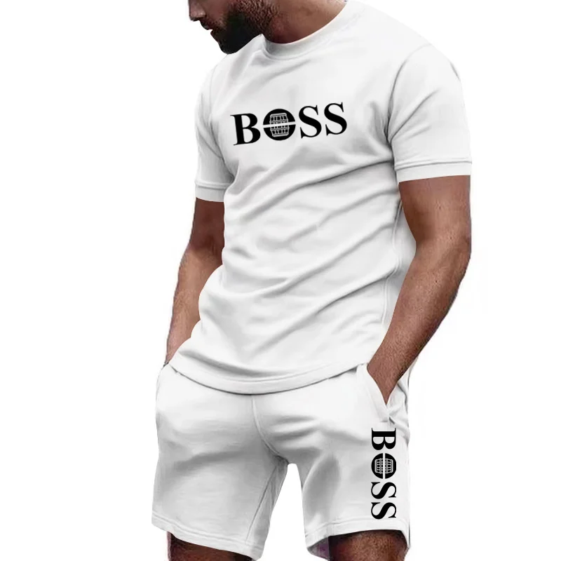 Men's two-piece sportswear sho - Summer Outdoor Clothing avaliação e preço