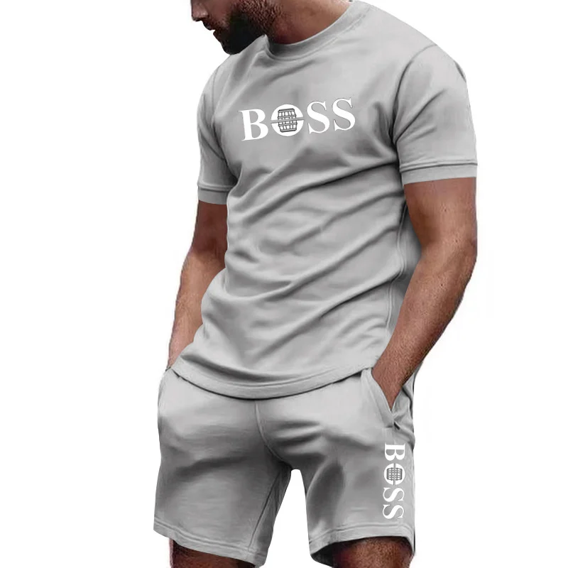 Men's two-piece sportswear sho - Summer Outdoor Clothing avaliação e preço