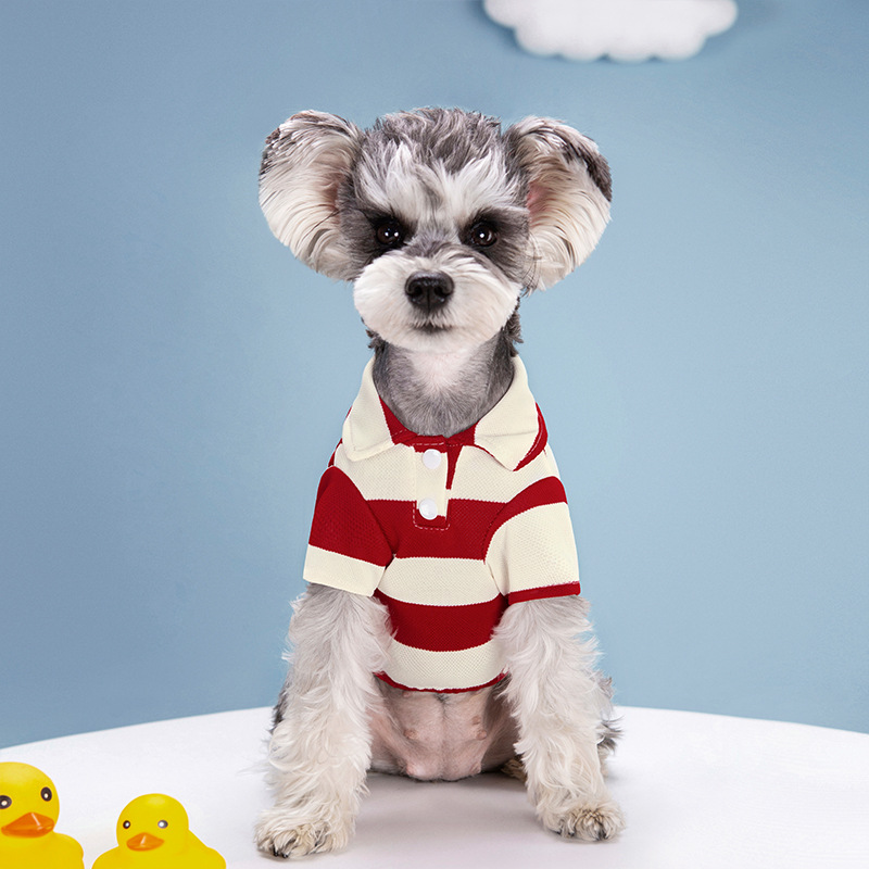 Pet Dog Polo Shirt Summer Dog  - Summer Dog Clothing avaliação e preço