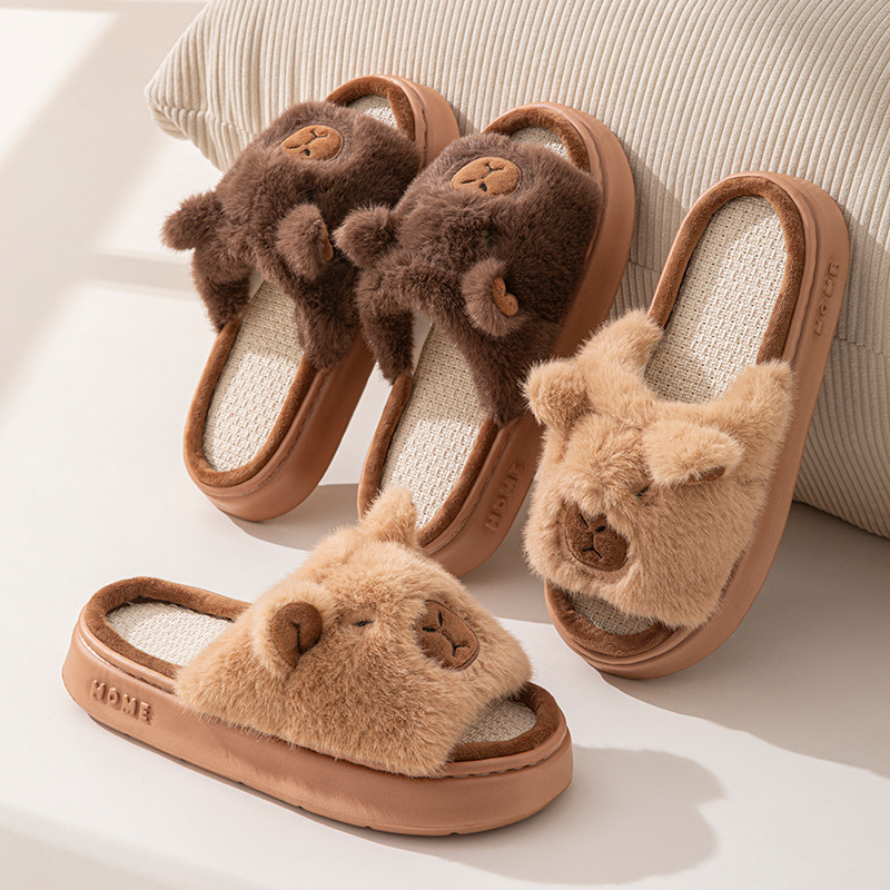 Hemp Cartoon Women's Slippers  - Summer Cloth avaliação e preço
