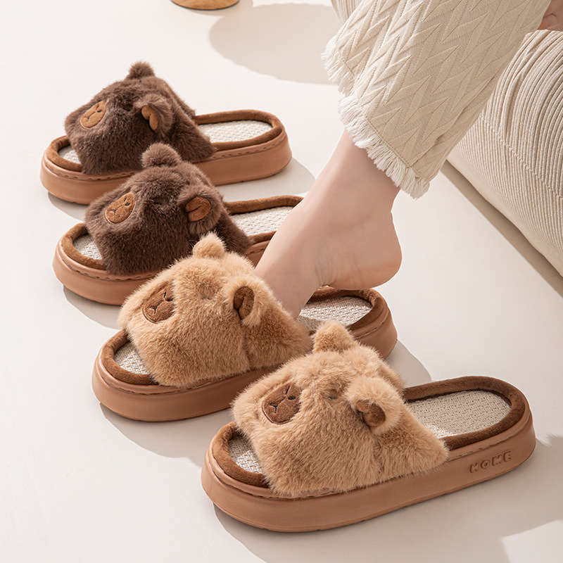 Hemp Cartoon Women's Slippers  - Summer Cloth avaliação e preço