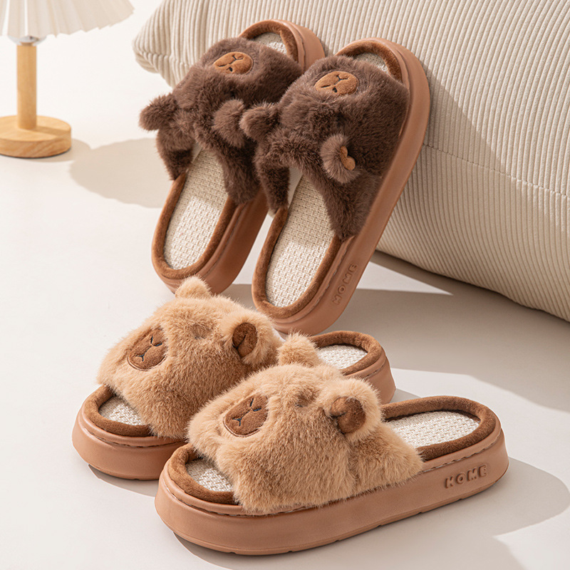 Hemp Cartoon Women's Slippers  - Summer Cloth avaliação e preço