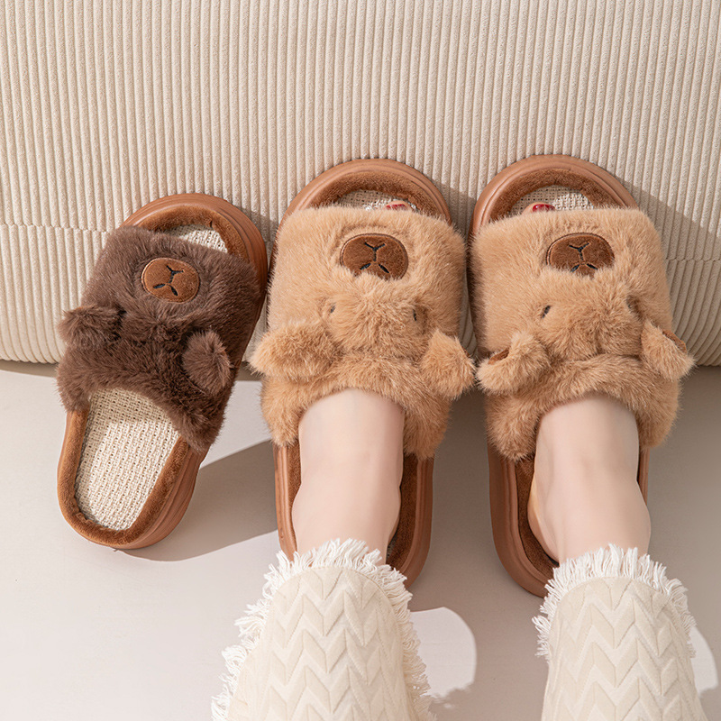 Hemp Cartoon Women's Slippers  - Summer Cloth avaliação e preço