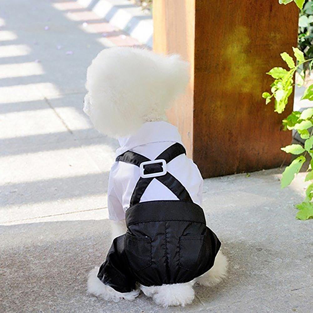 Dog Bow Tie Suit Tuxedo Costum - Summer Dog Clothing avaliação e preço