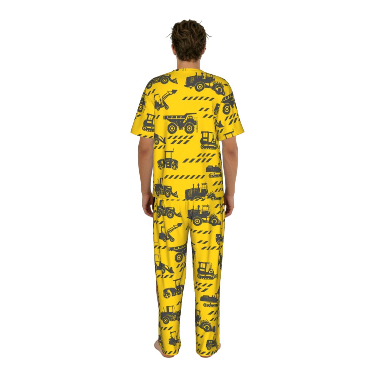 Men Pajamas Suit Short Sleeved - Summer Clothing Cartoon avaliação e preço