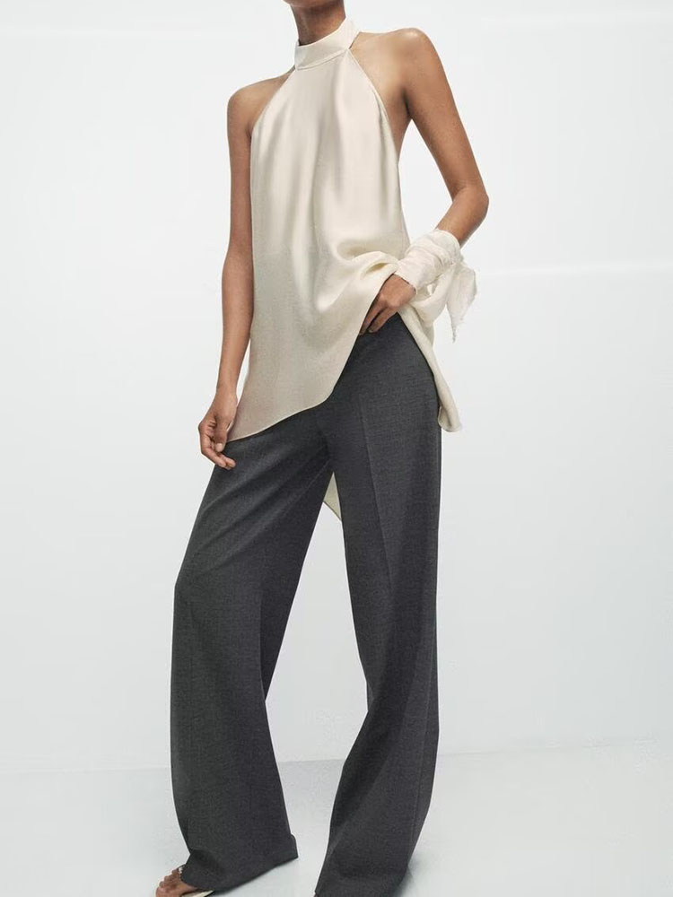Sexy Asymmetrical Backless Sle - Summer Clothing Young Women avaliação e preço